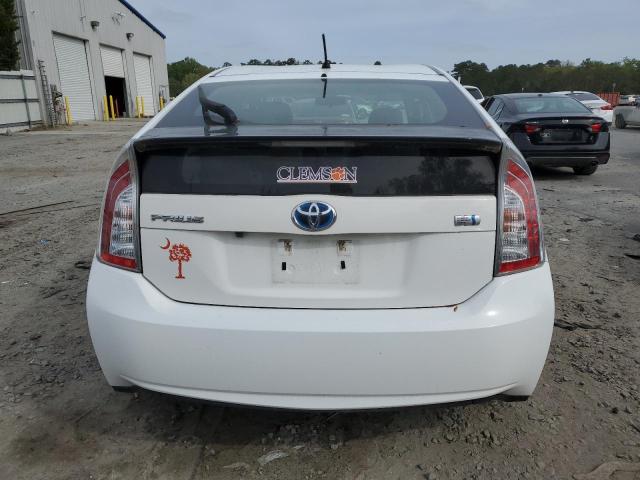 JTDKN3DU4D5637300 - 2013 TOYOTA PRIUS WHITE photo 6