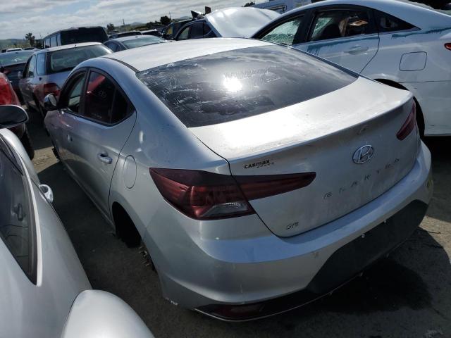 5NPD74LF1KH497960 - 2019 HYUNDAI ELANTRA SE SILVER photo 2