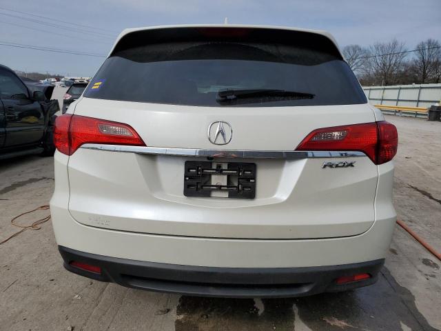 5J8TB3H35DL002260 - 2013 ACURA RDX WHITE photo 6