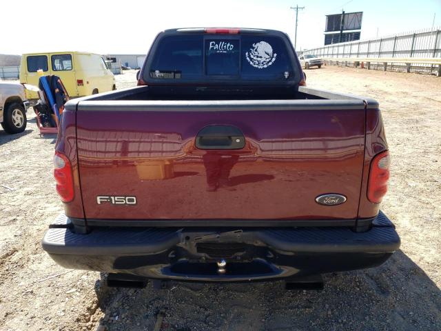 1FTRF07273KB98288 - 2003 FORD F-150 BURGUNDY photo 6