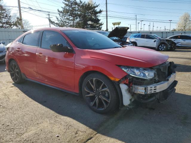 SHHFK7H46KU220959 - 2019 HONDA CIVIC SPORT წითელი ფოტო 4