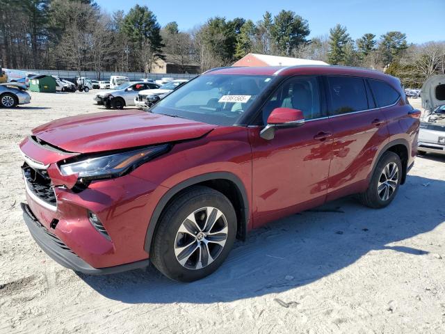 5TDHZRBH8NS575998 - 2022 TOYOTA HIGHLANDER XLE 红色 照片 1
