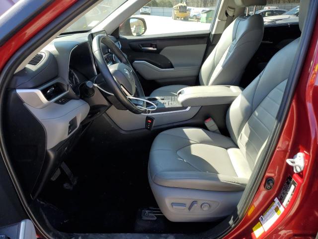 5TDHZRBH8NS575998 - 2022 TOYOTA HIGHLANDER XLE 红色 照片 7