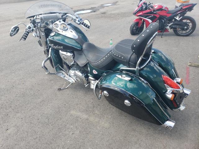 56KTHAAA0J3369485 - 2018 INDIAN MOTORCYCLE CO. SPRINGFIEL GREEN photo 3