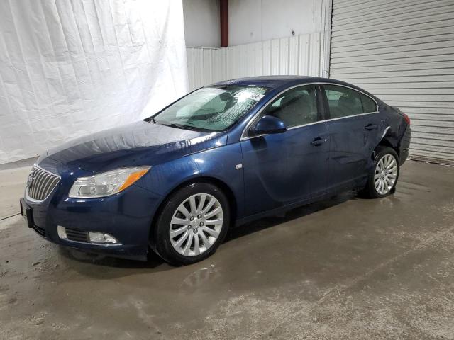 W04GV5EV8B1142993 - 2011 BUICK REGAL CXL BLUE photo 1