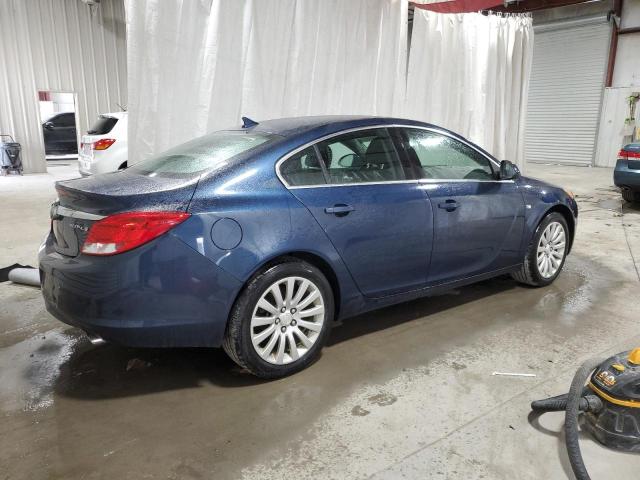 W04GV5EV8B1142993 - 2011 BUICK REGAL CXL BLUE photo 3