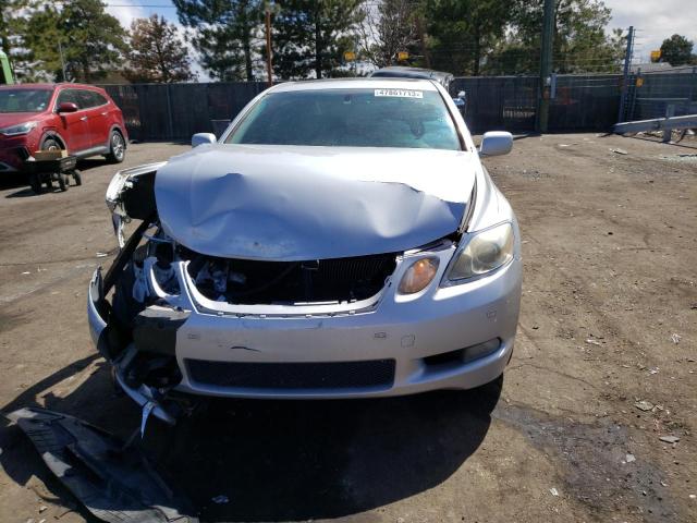 JTHBC96S375000728 - 2007 LEXUS GS 450H SILVER photo 5