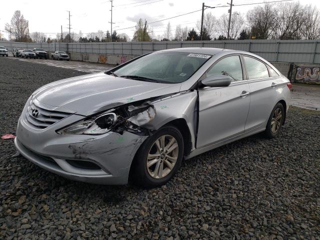 5NPEB4AC7DH641901 - 2013 HYUNDAI SONATA GLS SILVER photo 1