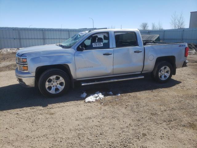 3GCUKREC2EG397121 - 2014 CHEVROLET 1500 K1500 LT GRAY photo 1