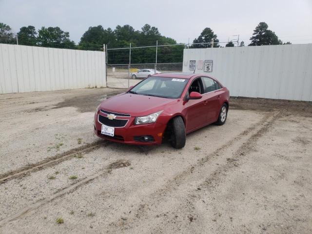 1G1PF5SCXC7179489 - 2012 CHEVROLET CRUZE LT BURGUNDY photo 2