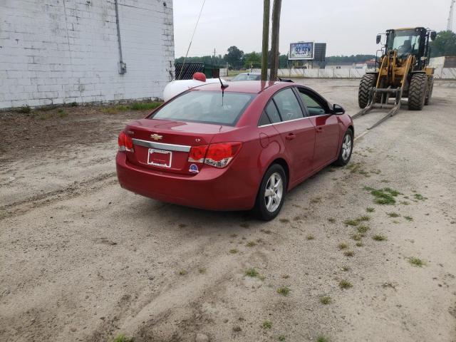 1G1PF5SCXC7179489 - 2012 CHEVROLET CRUZE LT BURGUNDY photo 4