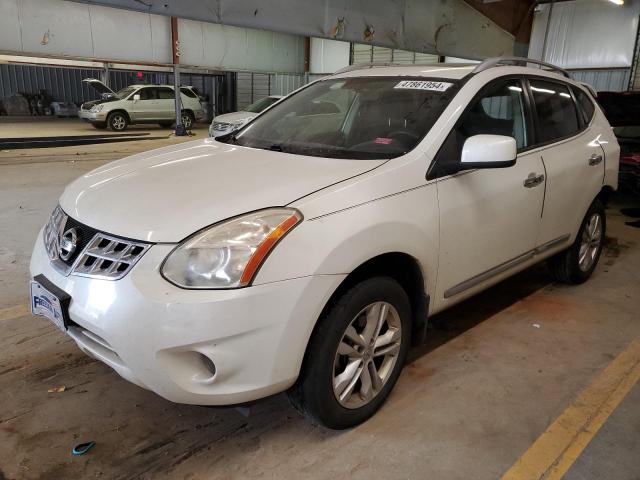 JN8AS5MV6DW639833 - 2013 NISSAN ROGUE S WHITE photo 1