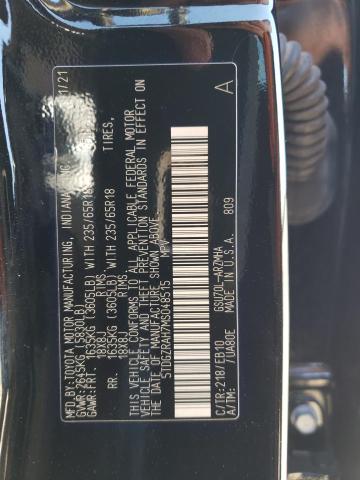 5TDGZRAH7MS048515 - 2021 TOYOTA HIGHLANDER XLE 黑色 照片 14