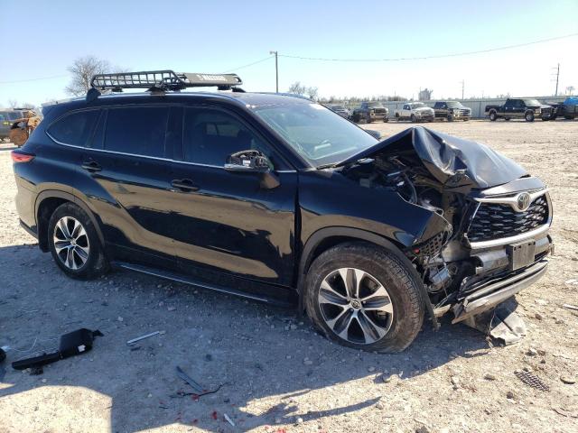 5TDGZRAH7MS048515 - 2021 TOYOTA HIGHLANDER XLE 黑色 照片 4