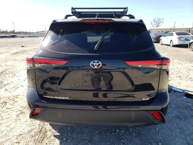 5TDGZRAH7MS048515 - 2021 TOYOTA HIGHLANDER XLE 黑色 照片 6