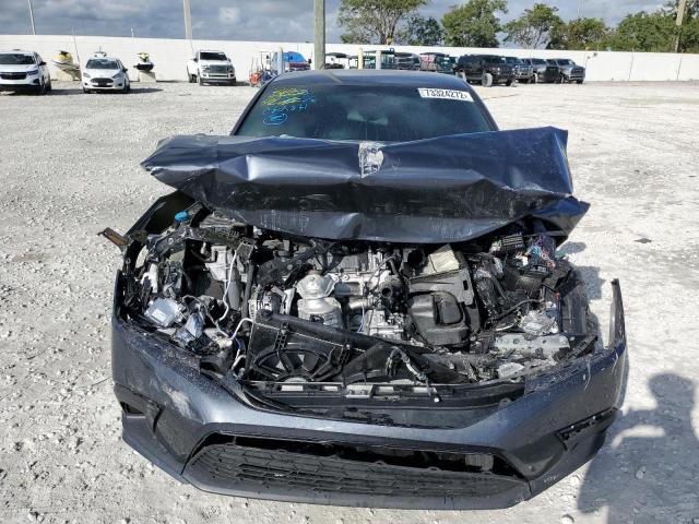 2HGFE2F50NH551110 - 2022 HONDA CIVIC SPORT GRAY photo 5