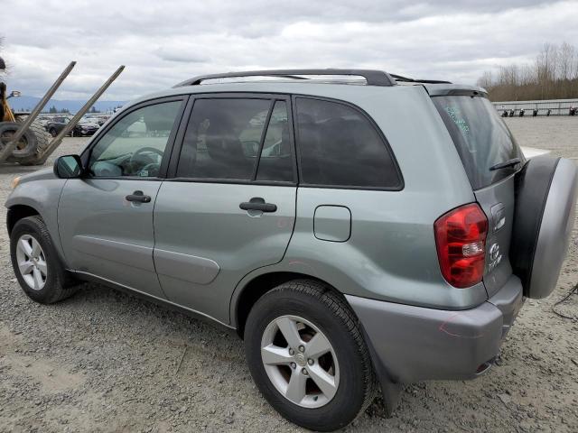 JTEHD20V240018015 - 2004 TOYOTA RAV4 SILVER photo 2