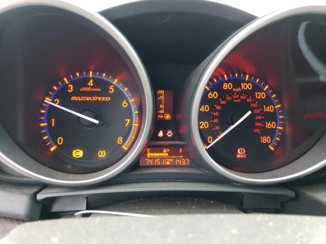JM1BL1H42A1283445 - 2010 MAZDA SPEED 3 შავი ფოტო 9