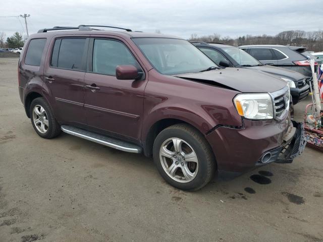 5FNYF4H5XDB010373 - 2013 HONDA PILOT EXL PURPLE photo 4