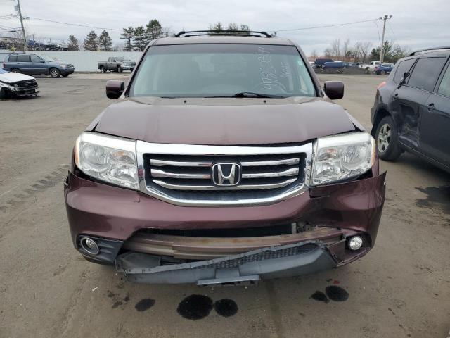 5FNYF4H5XDB010373 - 2013 HONDA PILOT EXL PURPLE photo 5