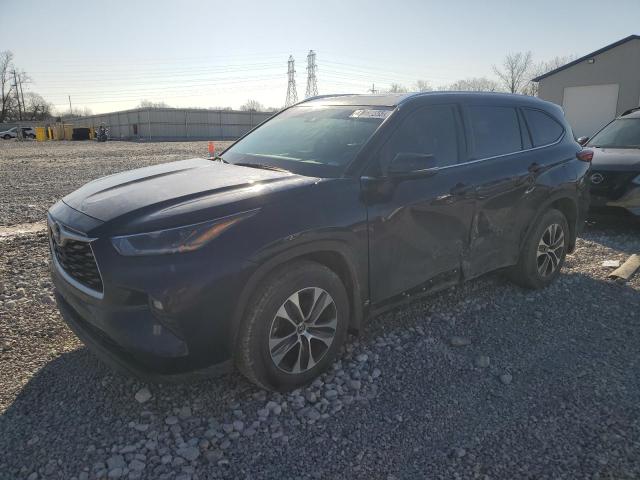 5TDHZRBH9MS547464 - 2021 TOYOTA HIGHLANDER XLE 蓝色 照片 1