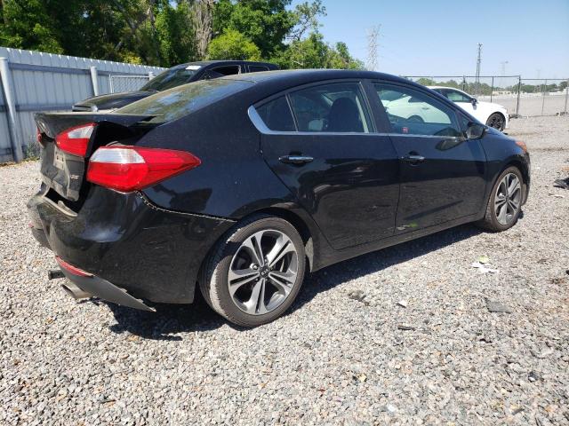 KNAFX4A88G5475150 - 2016 KIA FORTE EX BLACK photo 3