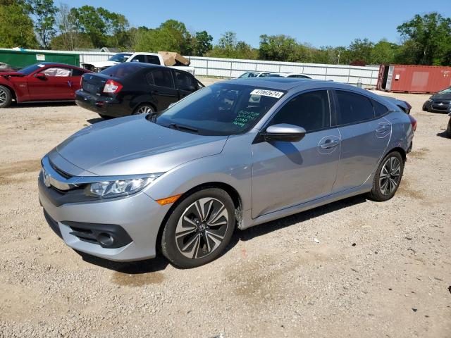 JHMFC1F79JX044100 - 2018 HONDA CIVIC EXL SILVER photo 1