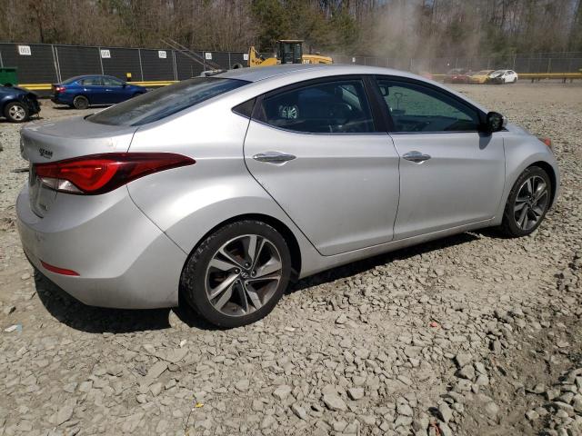 KMHDH4AE2FU323104 - 2015 HYUNDAI ELANTRA SE SILVER photo 3