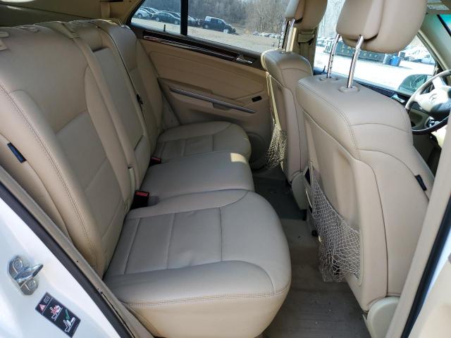 4JGBB8GB7AA599768 - 2010 MERCEDES-BENZ ML 350 4MATIC WHITE photo 11