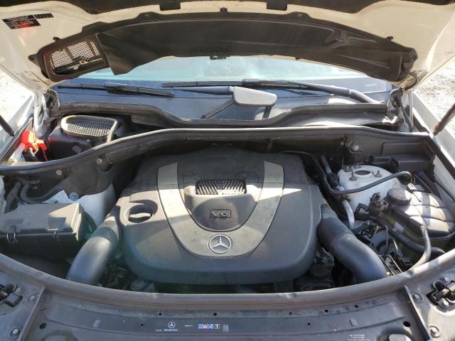 4JGBB8GB7AA599768 - 2010 MERCEDES-BENZ ML 350 4MATIC WHITE photo 12