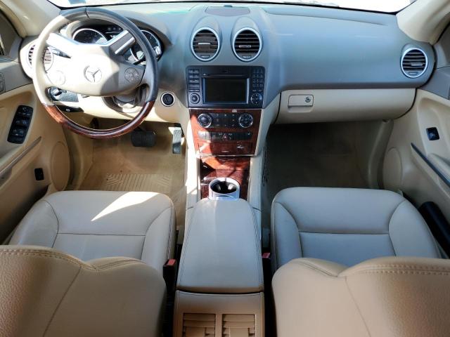 4JGBB8GB7AA599768 - 2010 MERCEDES-BENZ ML 350 4MATIC WHITE photo 8