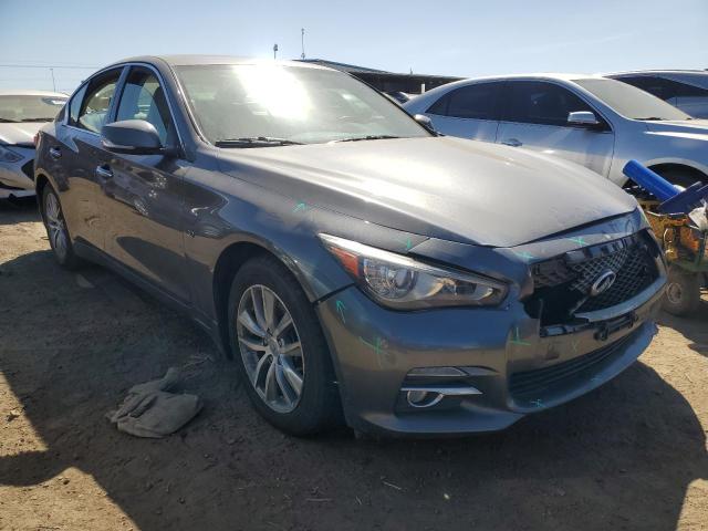 JN1BV7AR5FM404304 - 2015 INFINITI Q50 BASE GRAY photo 4