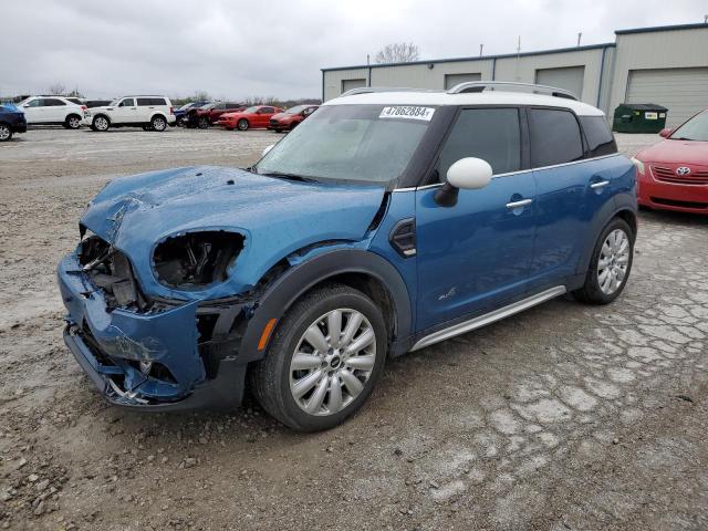 WMZYV5C36J3E03216 - 2018 MINI COOPER COUNTRYMAN ALL4 BLUE photo 1