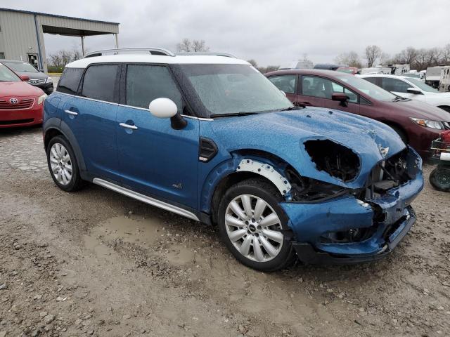 WMZYV5C36J3E03216 - 2018 MINI COOPER COUNTRYMAN ALL4 BLUE photo 4