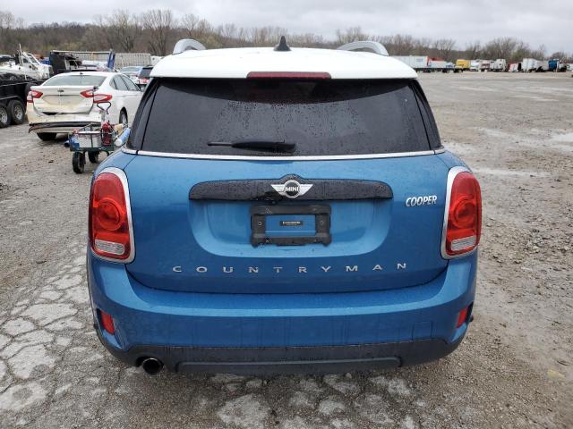 WMZYV5C36J3E03216 - 2018 MINI COOPER COUNTRYMAN ALL4 BLUE photo 6