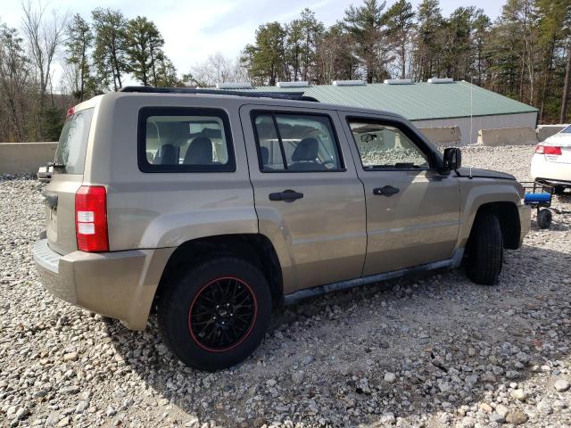 1J8FF28W28D500297 - 2008 JEEP PATRIOT SPORT TAN photo 3