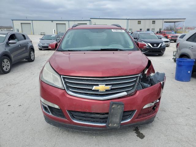 1GNKRGKD2EJ332750 - 2014 CHEVROLET TRAVERSE LT RED photo 5