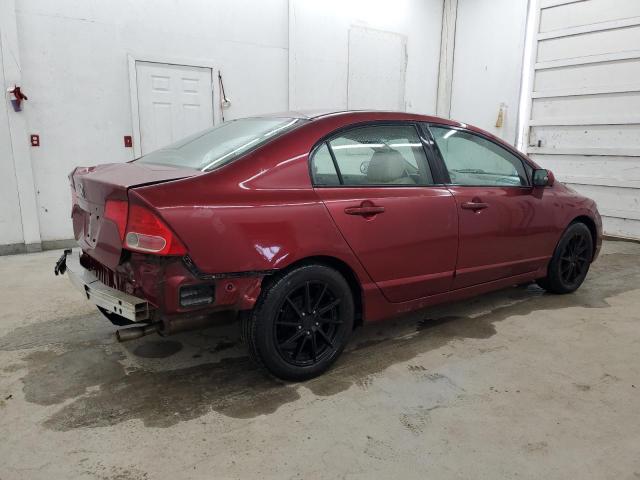 2HGFA16597H510273 - 2007 HONDA CIVIC LX RED photo 3