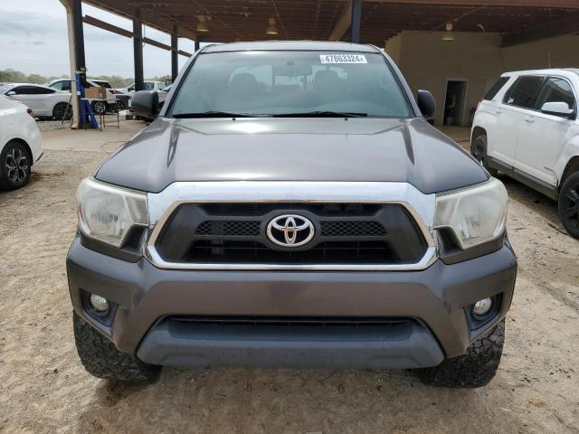 5TFLU4EN3DX076726 - 2013 TOYOTA TACOMA DOUBLE CAB GRAY photo 5