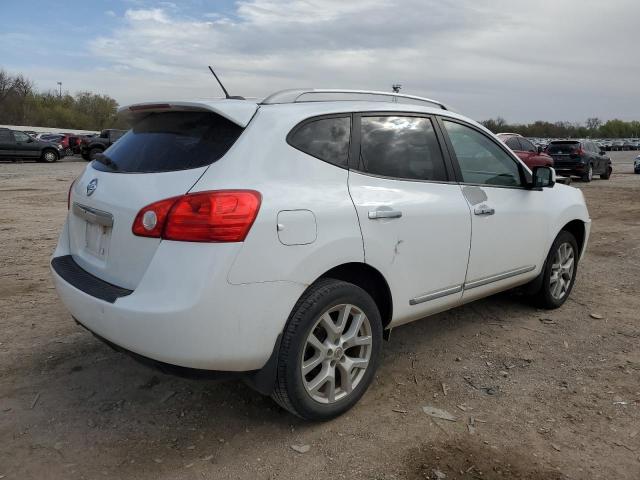 JN8AS5MT9DW525713 - 2013 NISSAN ROGUE S WHITE photo 3