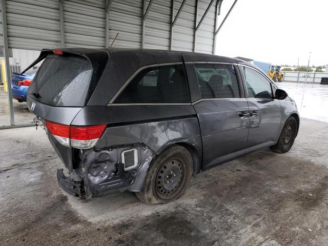 5FNRL5H2XGB100023 - 2016 HONDA ODYSSEY LX GRAY photo 3