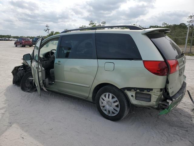 5TDZA23C36S441293 - 2006 TOYOTA SIENNA CE GREEN photo 2