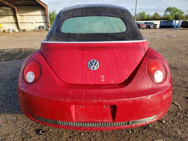 3VWRF31Y88M416492 - 2008 VOLKSWAGEN BEETLE CONVERTIBLE SE RED photo 6