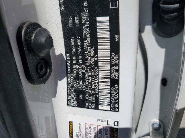 JTEBU5JR4J5576309 - 2018 TOYOTA 4RUNNER SR5/SR5 PREMIUM 白色 照片 12