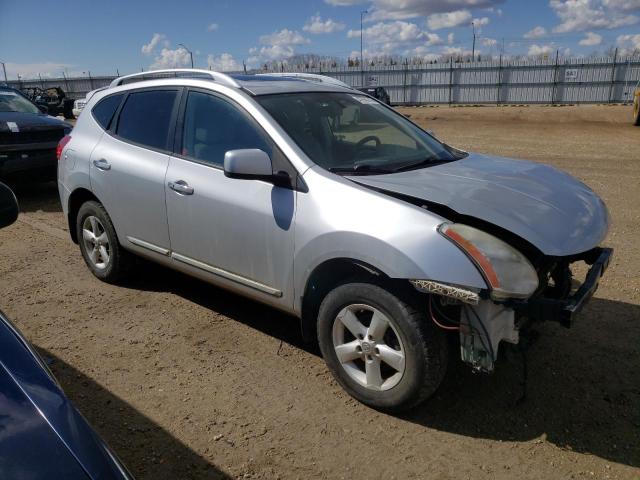 JN8AS5MVXDW111597 - 2013 NISSAN ROGUE S SILVER photo 4