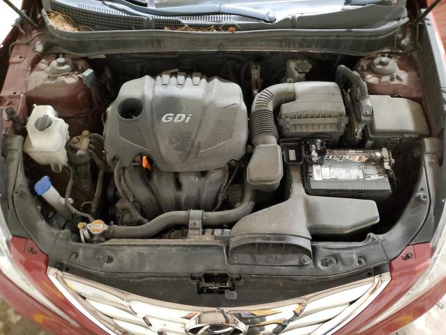 5NPEC4AC2CH362397 - 2012 HYUNDAI SONATA SE RED photo 11