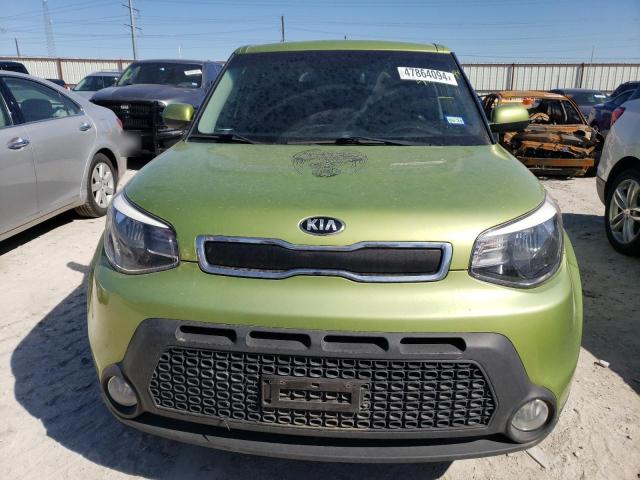 KNDJN2A20F7766120 - 2015 KIA SOUL GREEN photo 5