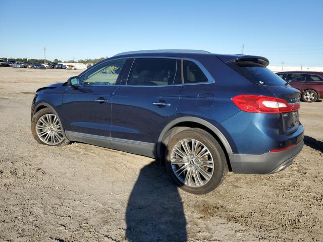 2LMPJ6LR1HBL52202 - 2017 LINCOLN MKX RESERVE BLUE photo 2