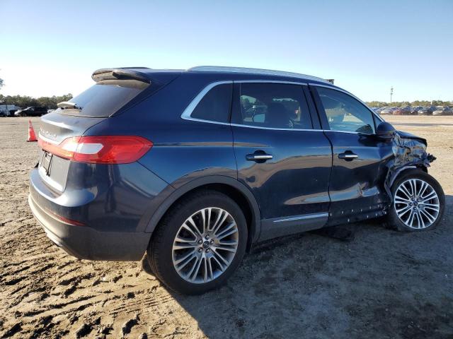 2LMPJ6LR1HBL52202 - 2017 LINCOLN MKX RESERVE Կապույտ լուսանկար 3