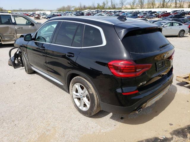 5UXTY5C05L9D53124 - 2020 BMW X3 XDRIVE30I BLACK photo 2